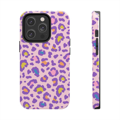 Zyarella Tough Series – Pink & Purple Leopard Print