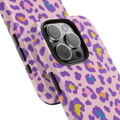 Zyarella Tough Series – Pink & Purple Leopard Print