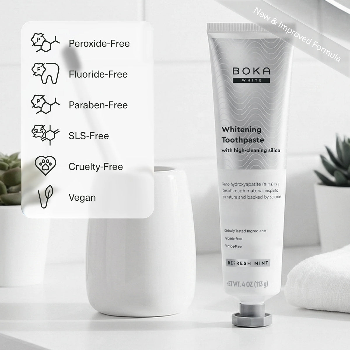 Refresh Mint Whitening* Nano-Hydroxyapatite Toothpaste